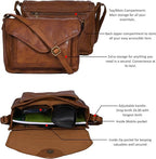 Country Leather Genuine Leather Crossbody Bag for Women – Stylish Shoulder Purse